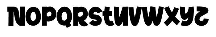 Thick Monkey Font LOWERCASE
