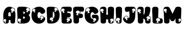 Thick Morel Font UPPERCASE