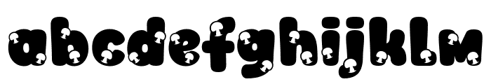 Thick Morel Font LOWERCASE