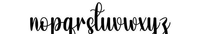 Thick Ornament Font LOWERCASE