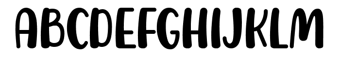 Thick Spooky Font UPPERCASE
