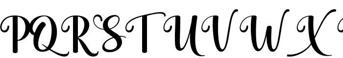 ThickHoney-Regular Font UPPERCASE