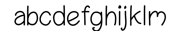 ThickandThin Font LOWERCASE