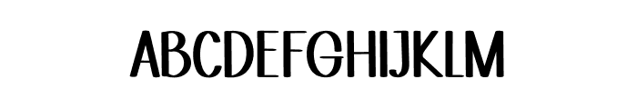 Thicker1 Font UPPERCASE