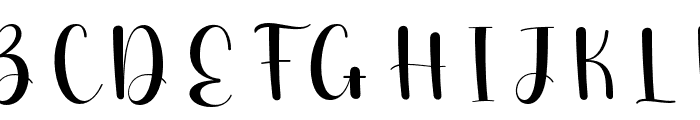 Thicki-Regular Font UPPERCASE