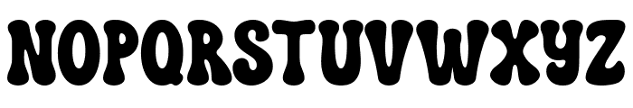 Thicky Groovy Font LOWERCASE