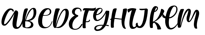 Thickylines-Regular Font UPPERCASE