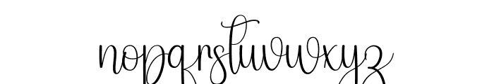 Thiffany Font LOWERCASE