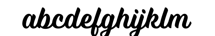 Thigles Regular Font LOWERCASE