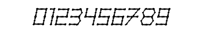 Thin Decorative Italic Font OTHER CHARS