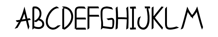 ThinCut-Regular Font UPPERCASE