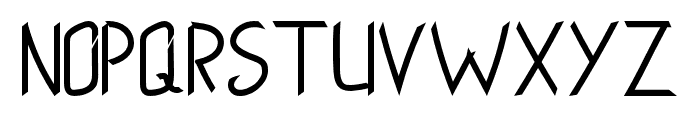 ThinCut-Regular Font UPPERCASE