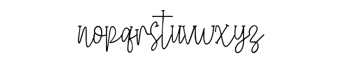 ThinStory Font LOWERCASE