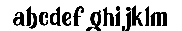 Thingle-Regular Font LOWERCASE