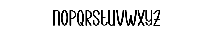 Think Outline Font LOWERCASE