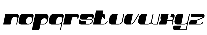 Think Techno Bold Italic Font LOWERCASE