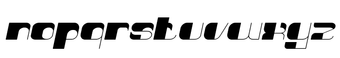 Think Techno Italic Font LOWERCASE