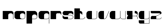 Think Techno Font LOWERCASE