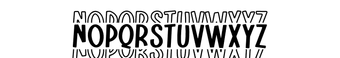 Thinker Stacked Font LOWERCASE