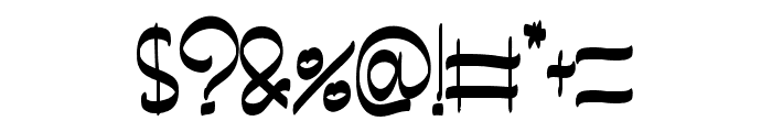 Thinki Lathing Font OTHER CHARS