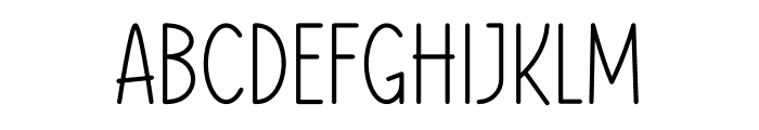 Thinking Bright Font LOWERCASE