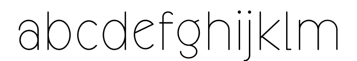 Thinking Quick Font LOWERCASE
