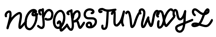 Thinna Bell Font UPPERCASE