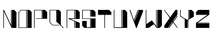 Thinthick Regular Font UPPERCASE