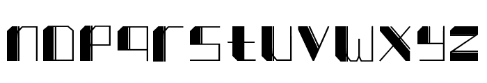 Thinthick Regular Font LOWERCASE