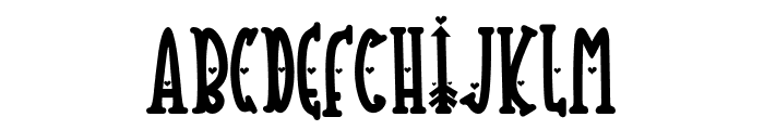 Thiny Cupid Font LOWERCASE