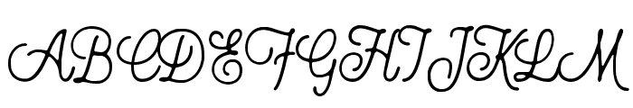 Thirdlone-Ink Font UPPERCASE
