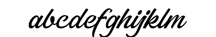 ThirtylaneScript-Regular Font LOWERCASE