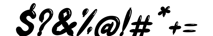 This Baloon Italic Font OTHER CHARS