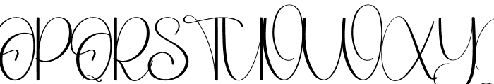 This Signature Font UPPERCASE