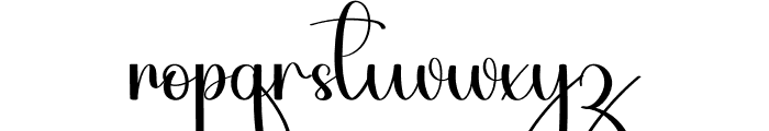 This Signature Font LOWERCASE