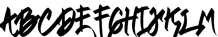 Thishub Graffiti Font LOWERCASE