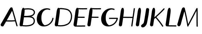 Thistle Flower Font UPPERCASE