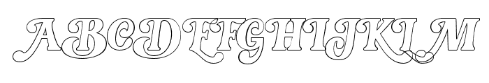 Thitheri-Outline Font UPPERCASE