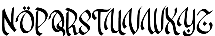 Thollem Font UPPERCASE