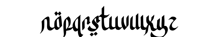 Thollem Font LOWERCASE