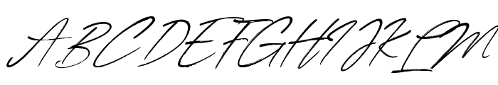 Thomson Italic Font UPPERCASE