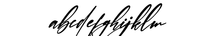 Thomson Signate Italic Font LOWERCASE