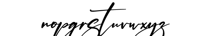Thomson Signate Font LOWERCASE