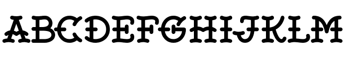 Thorent Font LOWERCASE