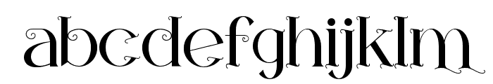 Thoriga Font LOWERCASE