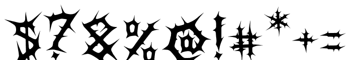 Thorn Oath Font OTHER CHARS