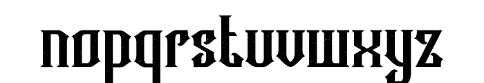 Thorndown Rustic Font LOWERCASE