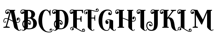 Thorse-Regular Font UPPERCASE