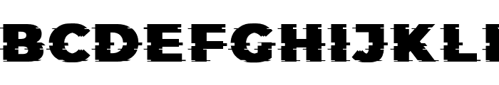 ThoseGlitch-Regular Font UPPERCASE