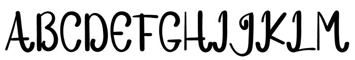 Thought Bubble Font UPPERCASE